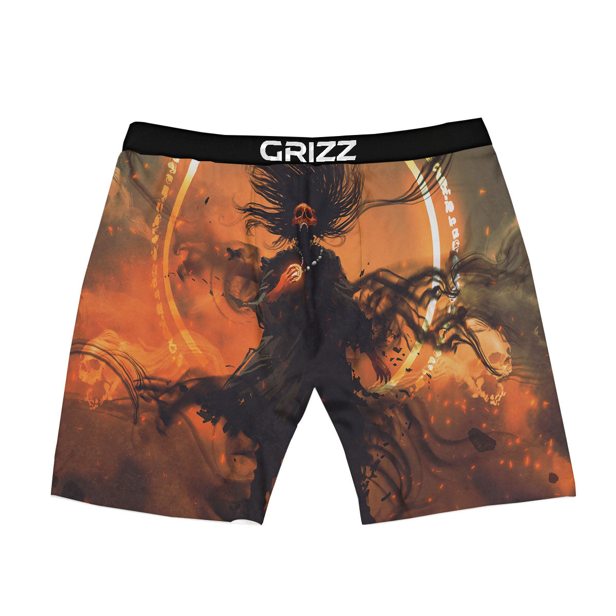 Evil Witch Print Boxer Briefs-grizzshop