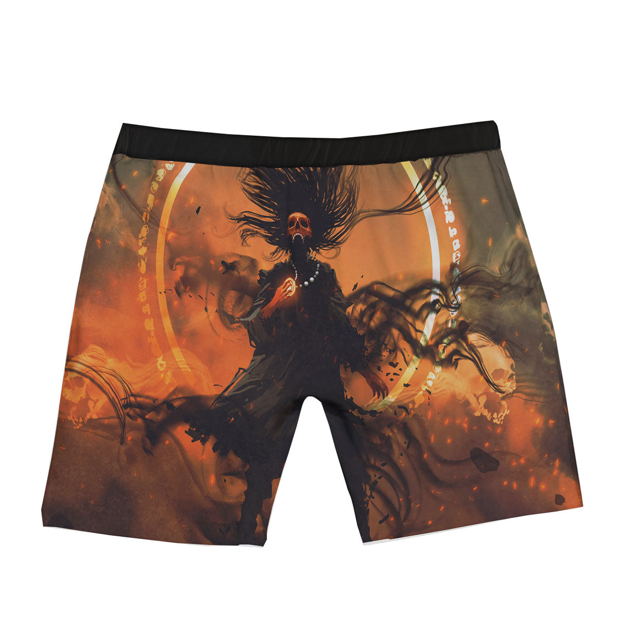 Evil Witch Print Boxer Briefs-grizzshop