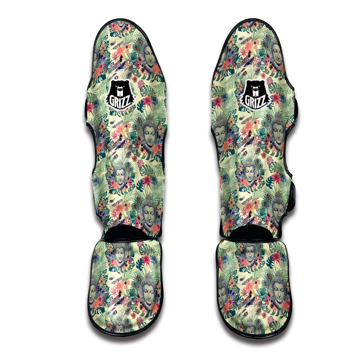 Exotic Buddha Muay Thai Shin Guards-grizzshop