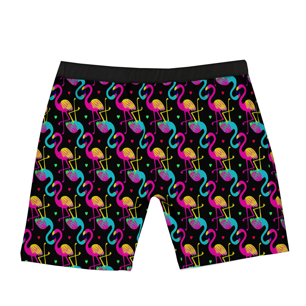Exotic Hawaiian Flamingo Print Pattern Boxer Briefs-grizzshop