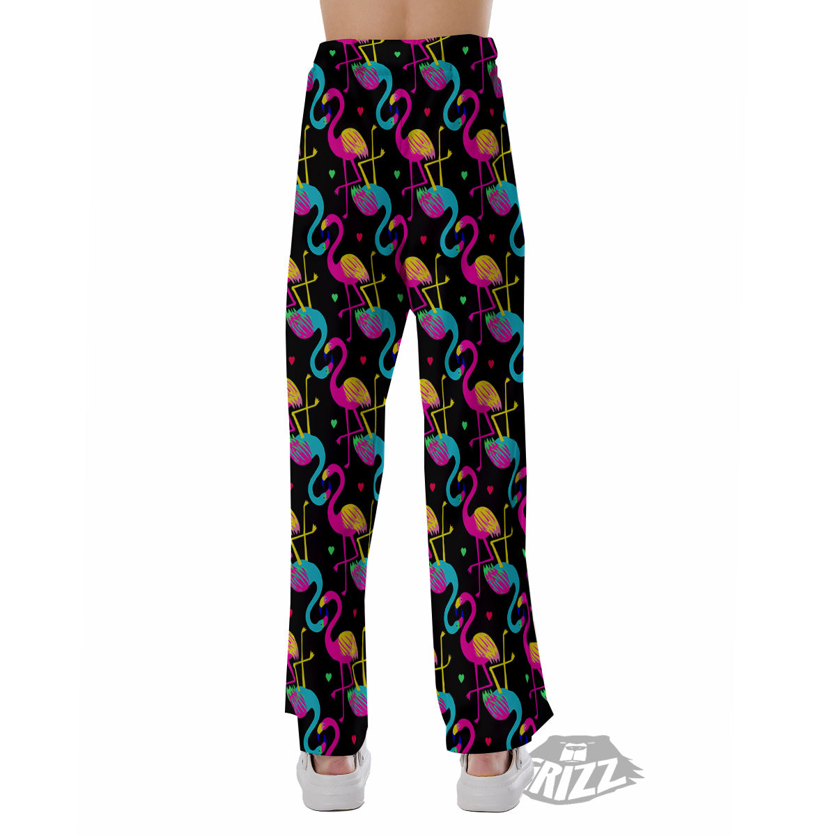 Exotic Hawaiian Flamingo Print Pattern Pajama Pants-grizzshop