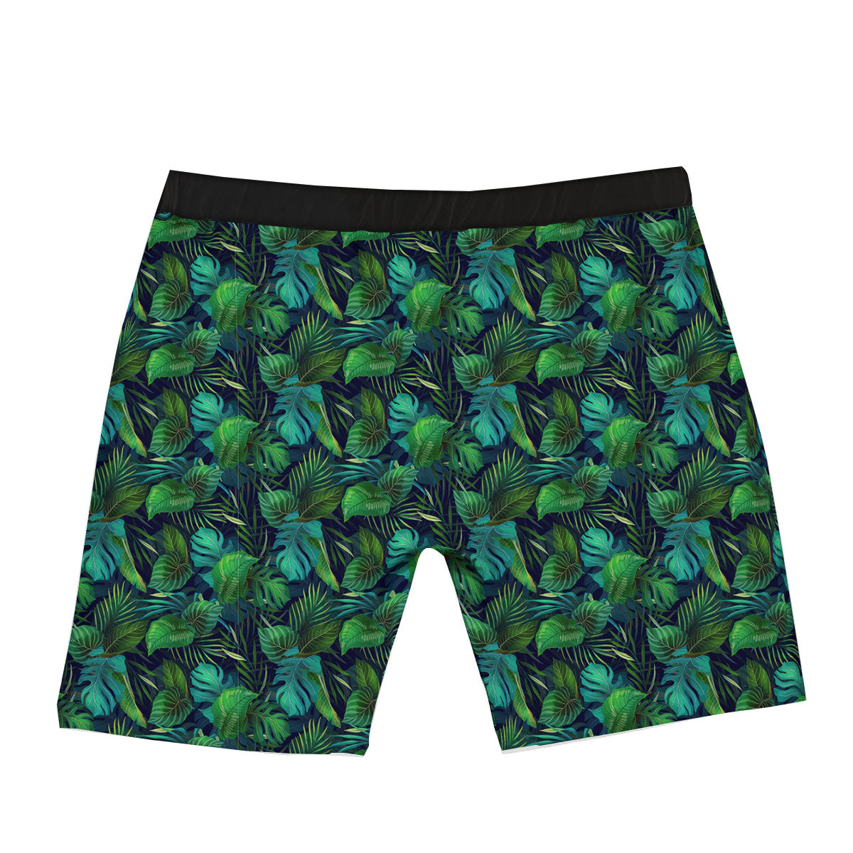 Exotic Leaf Tropical Print Pattern Boxer Briefs-grizzshop