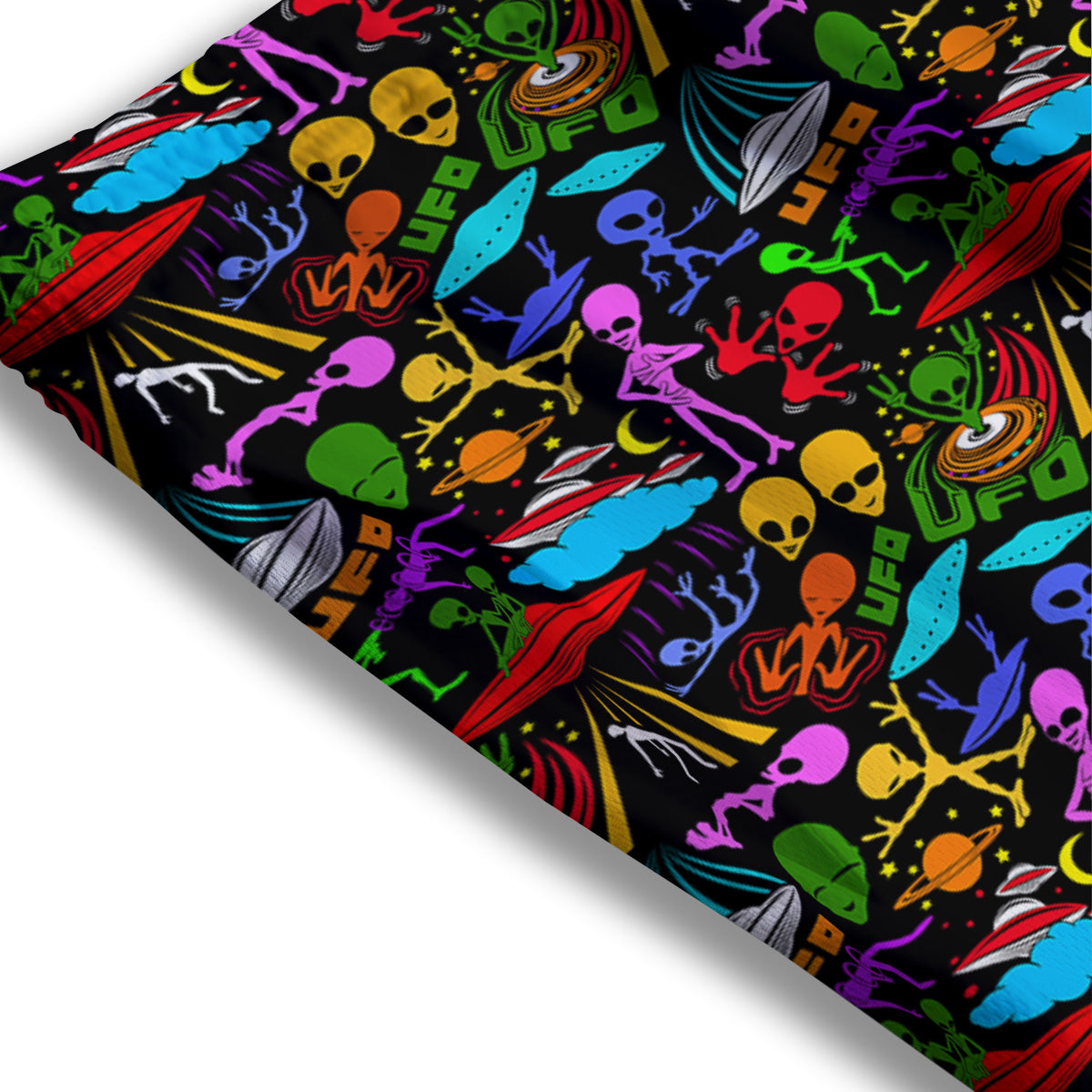 Hieroglyphs Egyptian Print Mesh Shorts