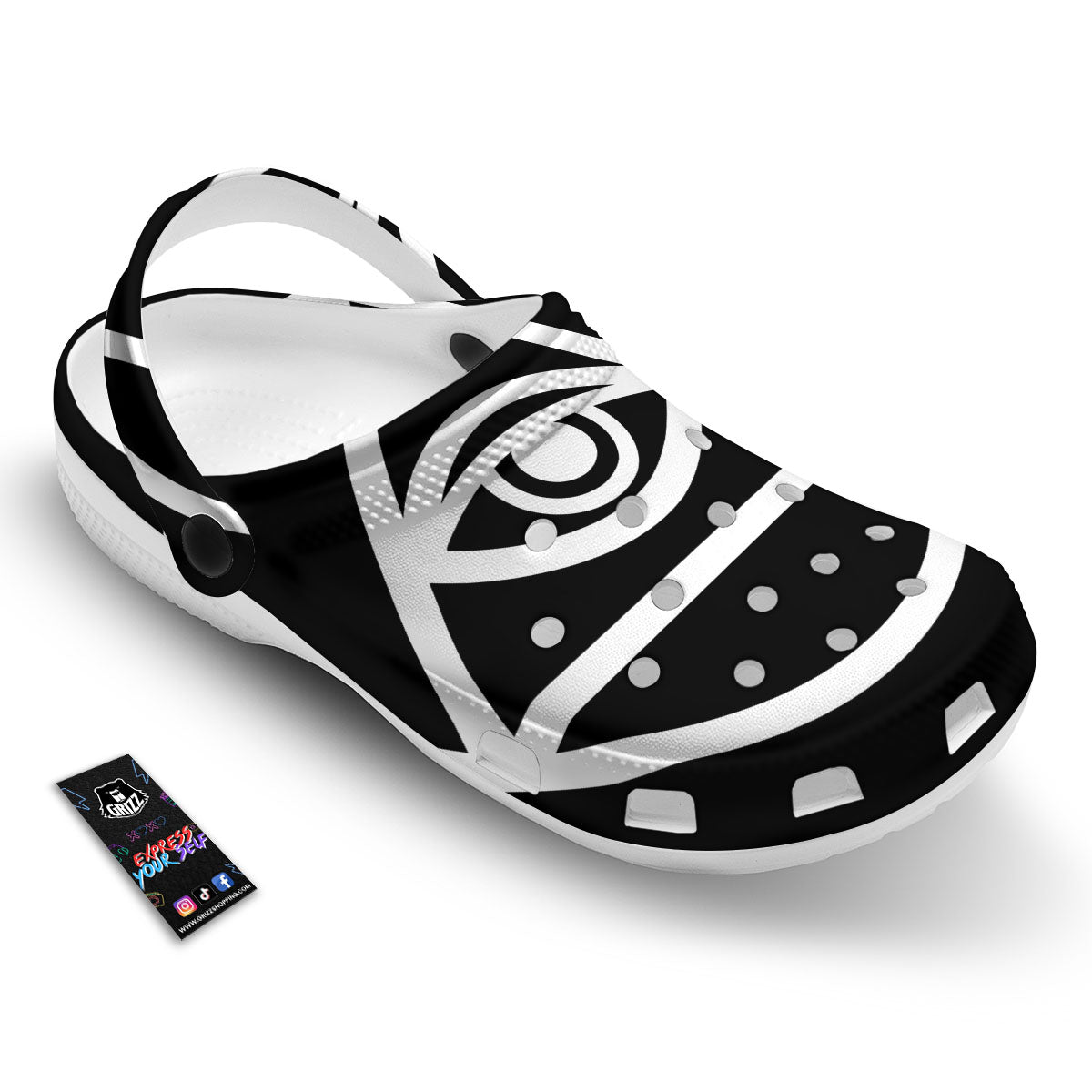 Eye Illuminati Print Clog-grizzshop