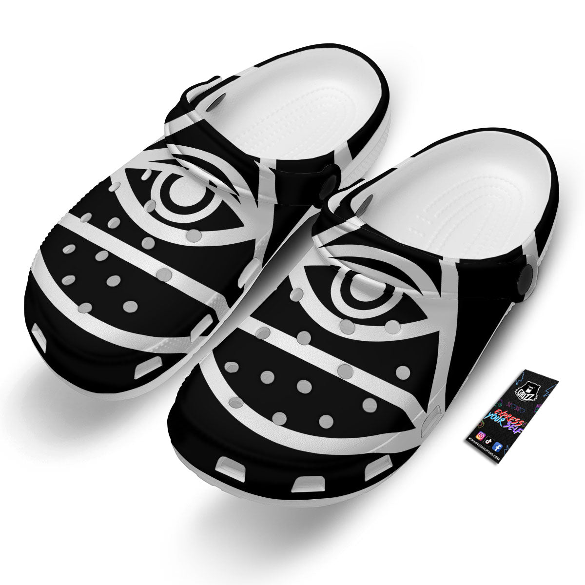Eye Illuminati Print Clog-grizzshop