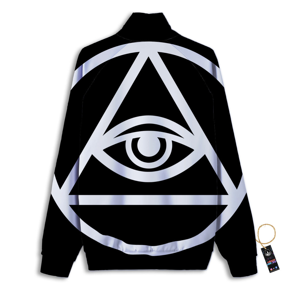 Eye Illuminati Print Track Jacket-grizzshop
