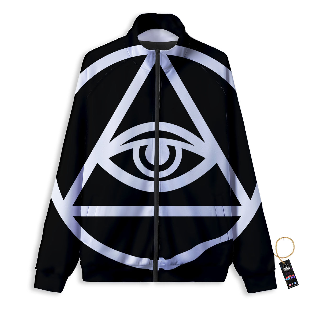 Eye Illuminati Print Track Jacket-grizzshop