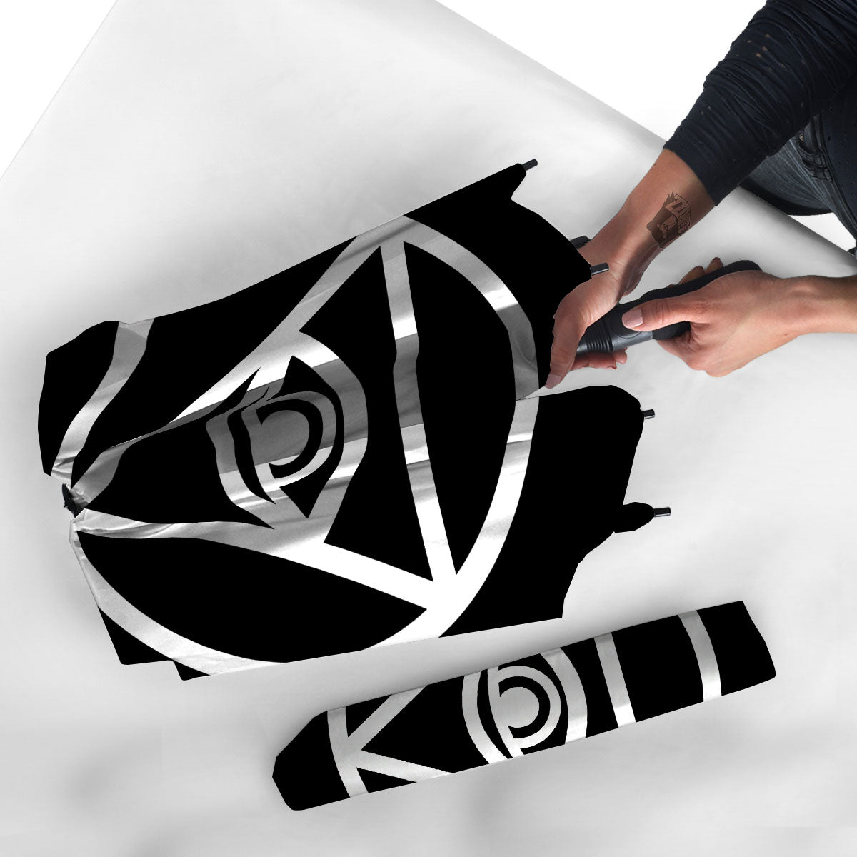 Eye Illuminati Print Umbrella-grizzshop