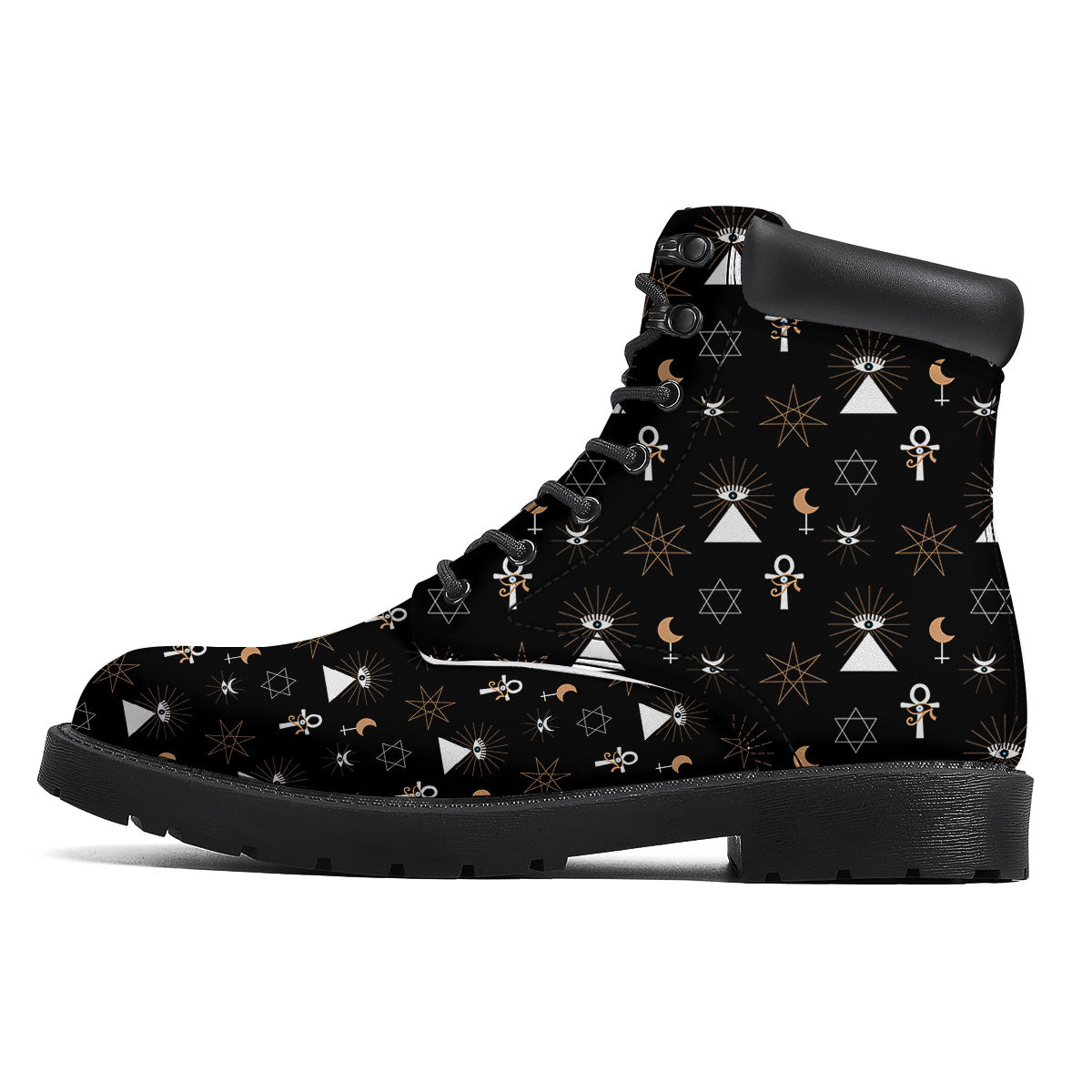 Eye Of Horus Egypt Print Pattern Boots-grizzshop