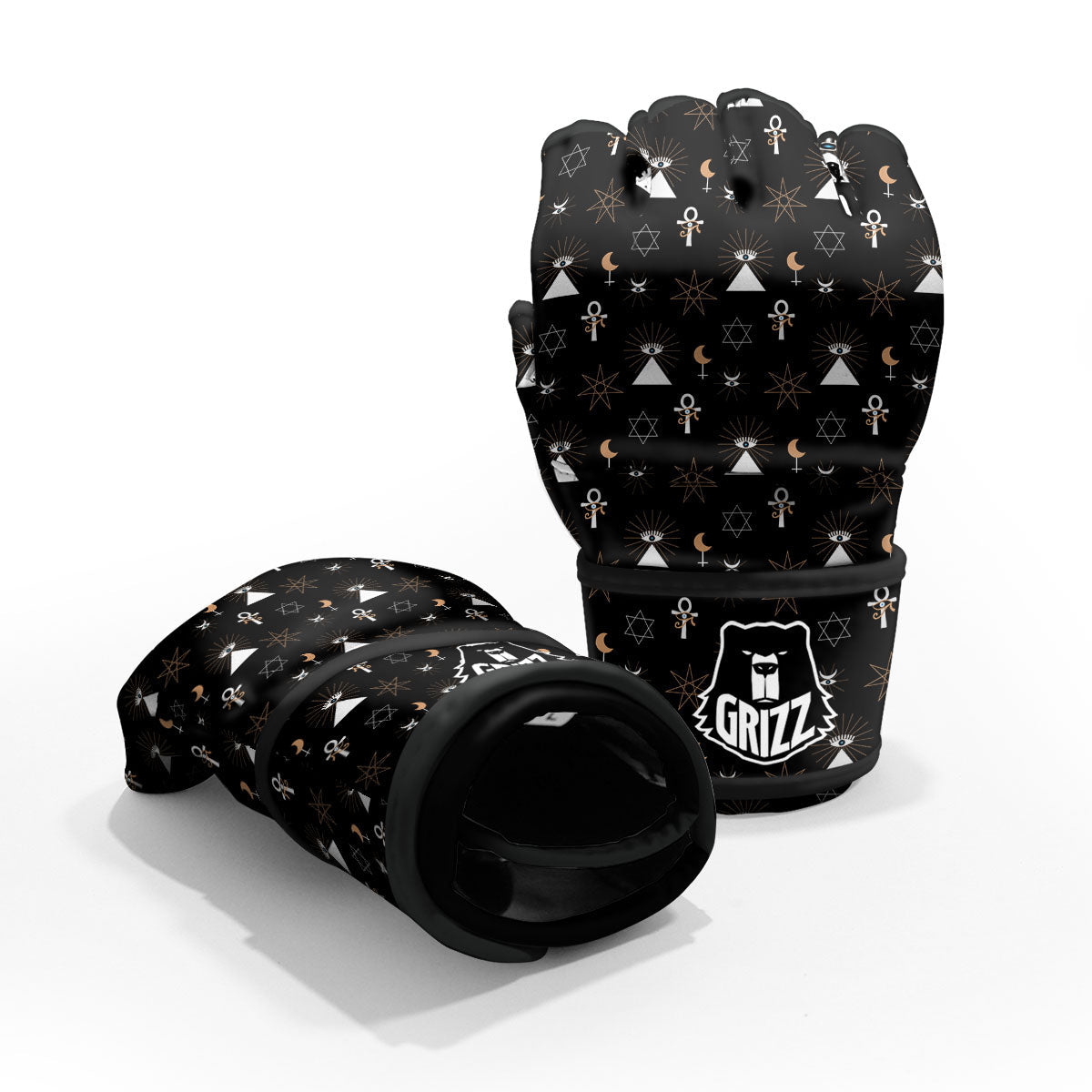 Eye Of Horus Egypt Print Pattern MMA Gloves-grizzshop