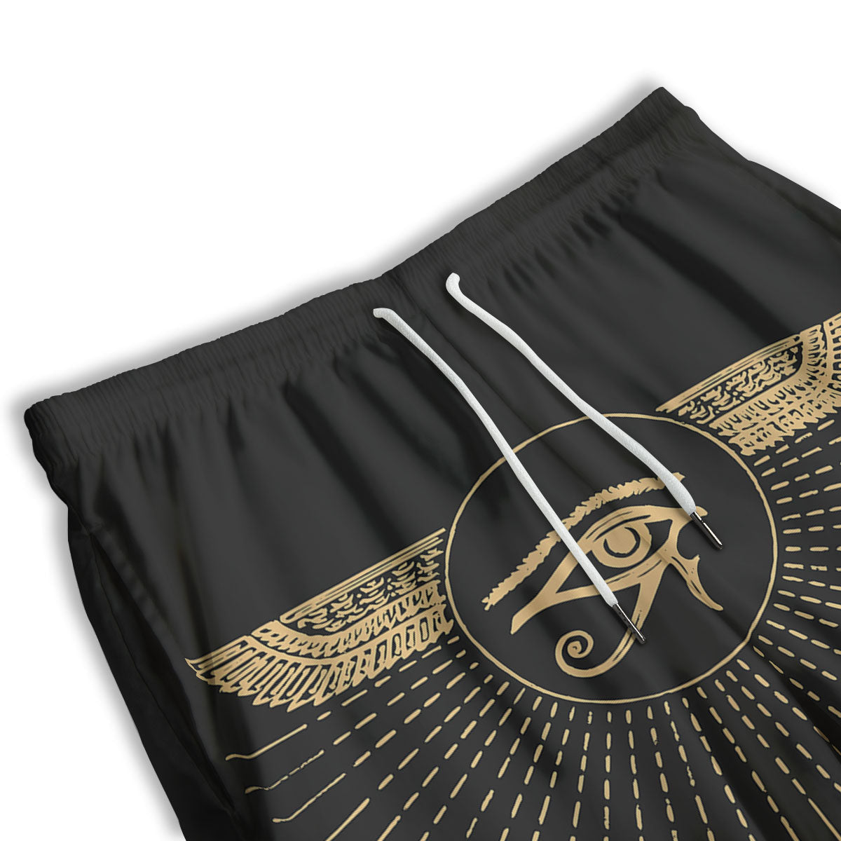 Fish Ornamental Print Pattern Men's Athletic Shorts