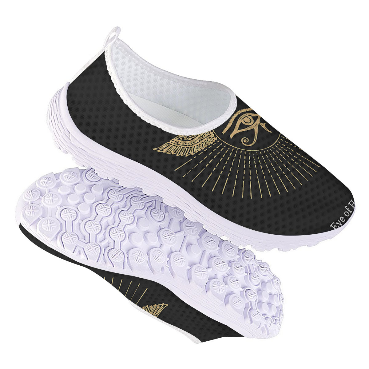 Eye Of Horus Egyptian Print Nurse Shoes-grizzshop
