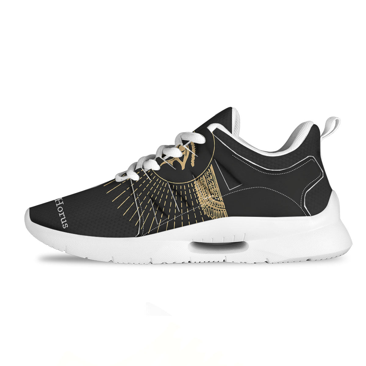 Eye Of Horus Egyptian Print Tennis Shoes-grizzshop