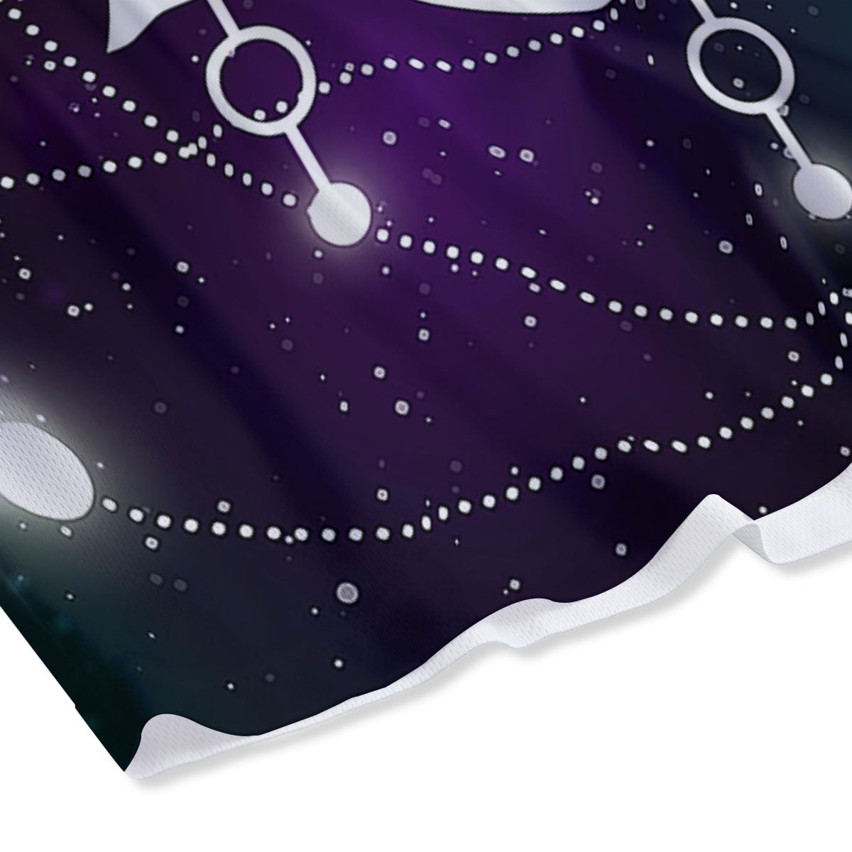 Eye Of Providence Galaxy Print Mesh Shorts