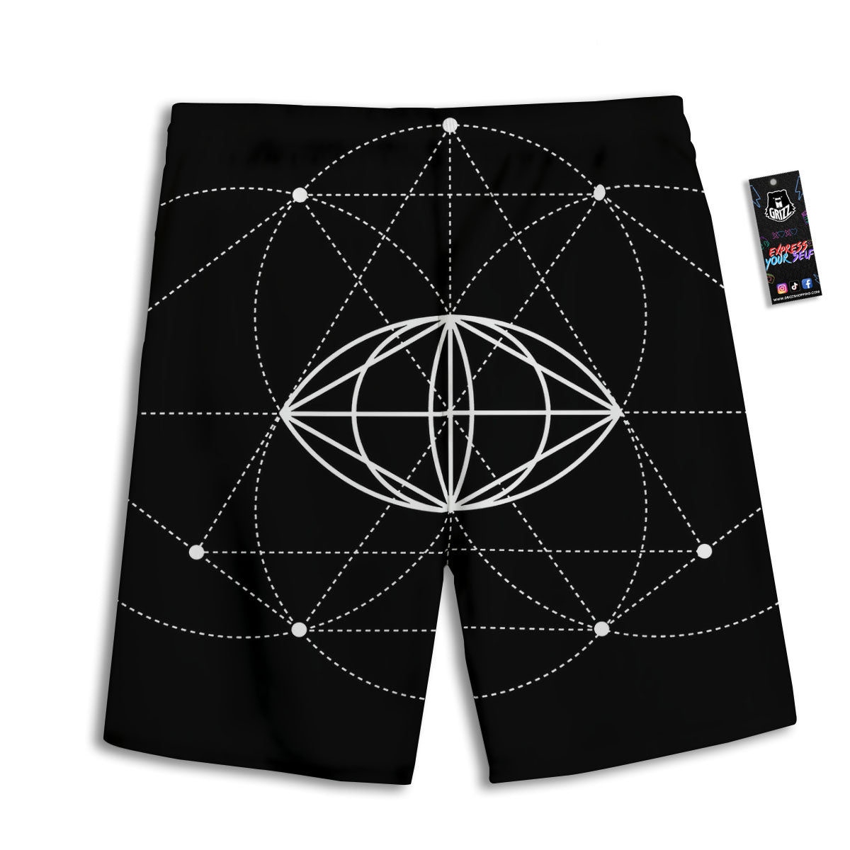 Floral And Paisley Print Pattern Men's Athletic Shorts