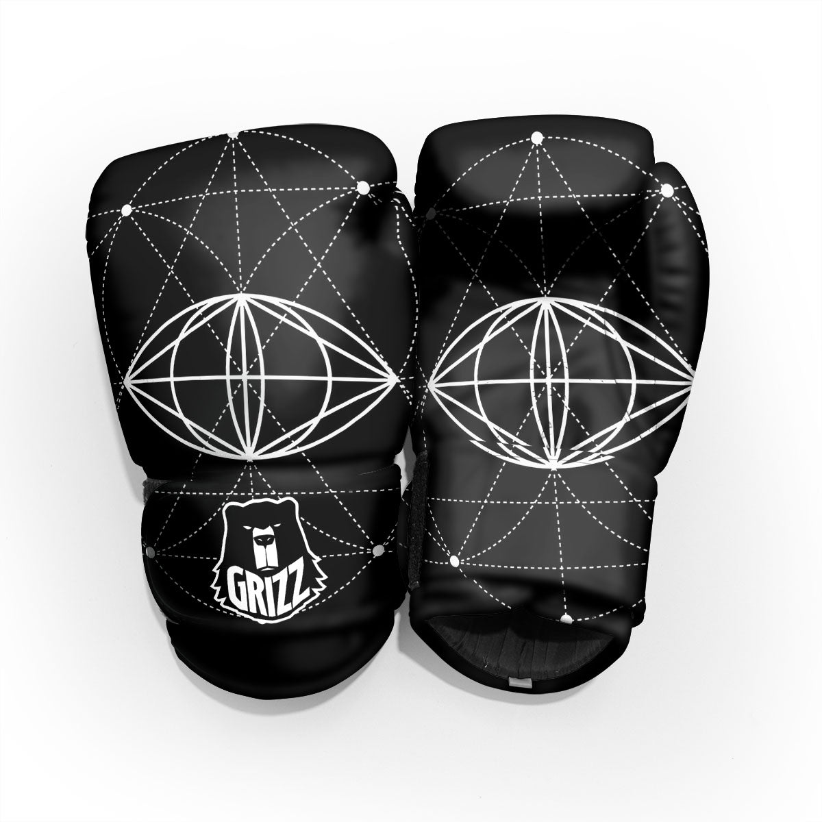 Eye Of Providence Geometric Print Pro Boxing Glove