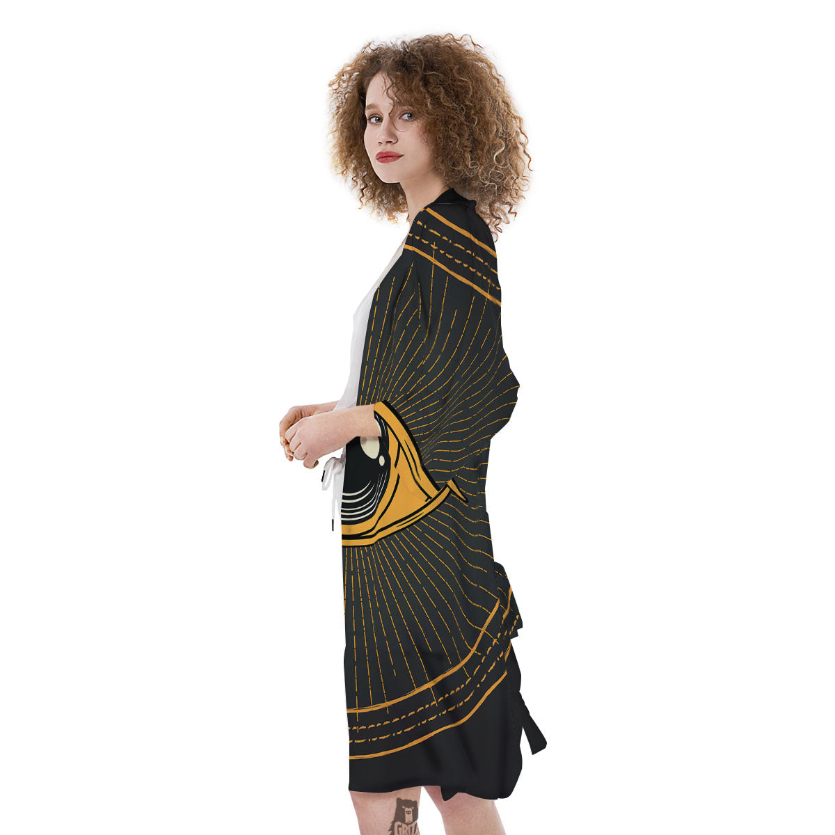 Eye Of Providence Illuminati Print Kimono-grizzshop