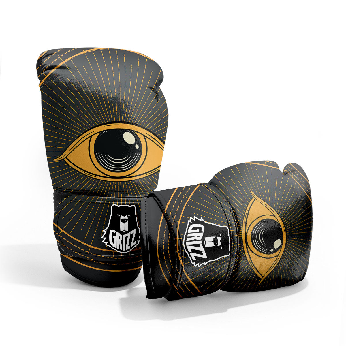 Eye Of Providence Illuminati Print Pro Boxing Glove