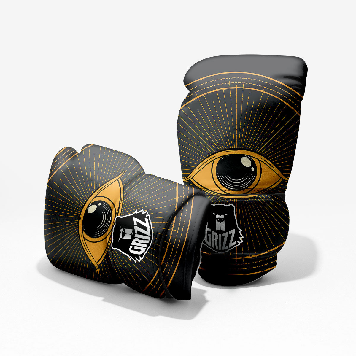 Eye Of Providence Illuminati Print Pro Boxing Glove
