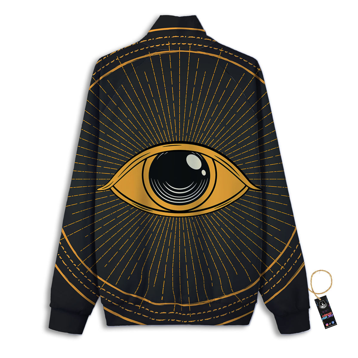 Eye Of Providence Illuminati Print Track Jacket-grizzshop