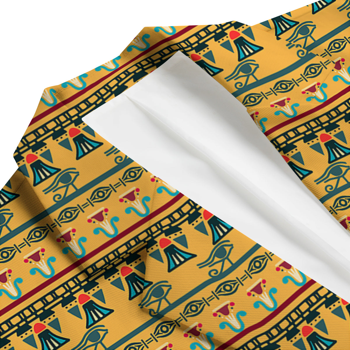 Eye of Horus Aztec Print Pattern Men's Blazer-grizzshop