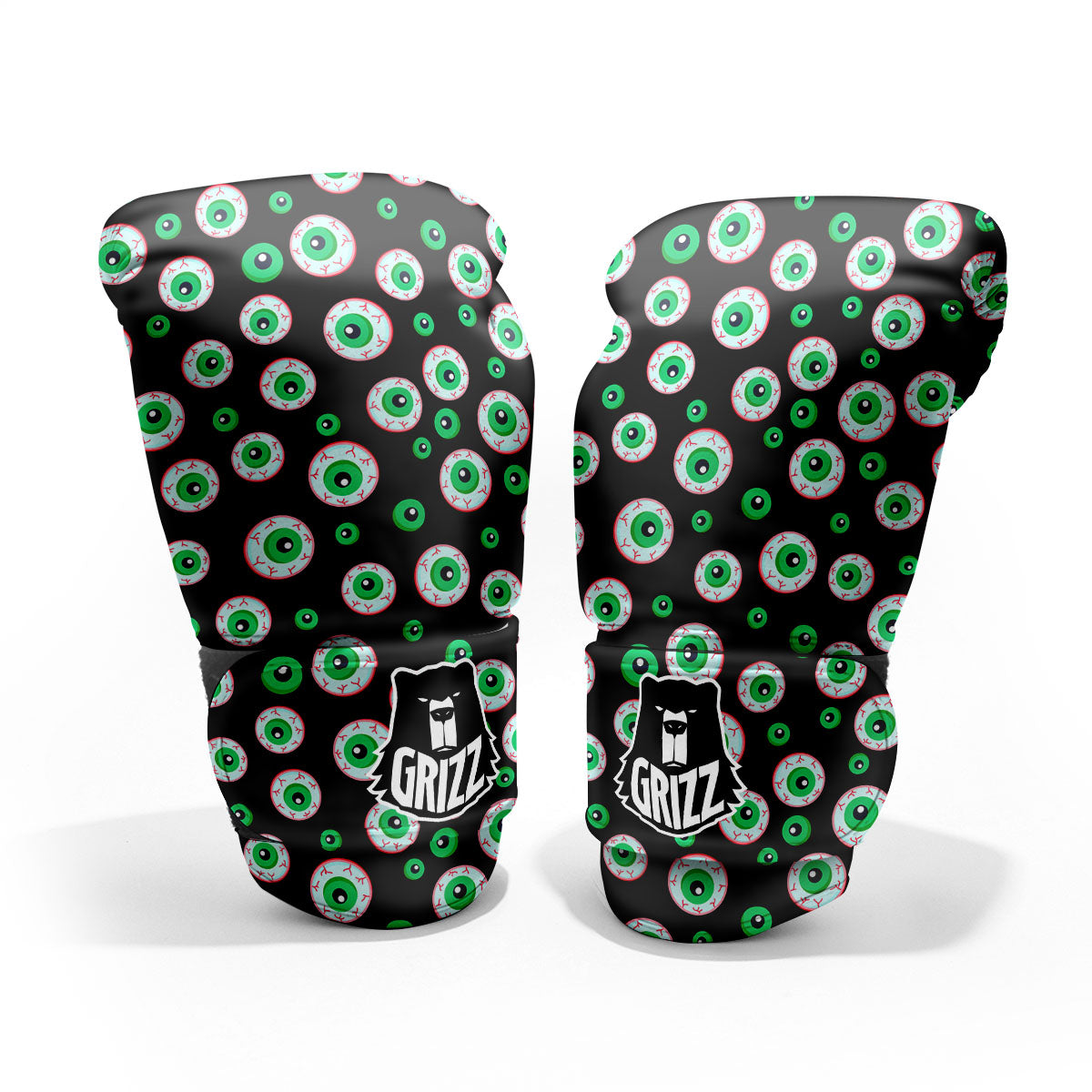 Eyeball Creepy Print Pattern Pro Boxing Glove