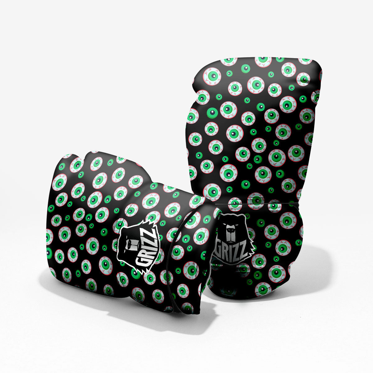 Eyeball Creepy Print Pattern Pro Boxing Glove