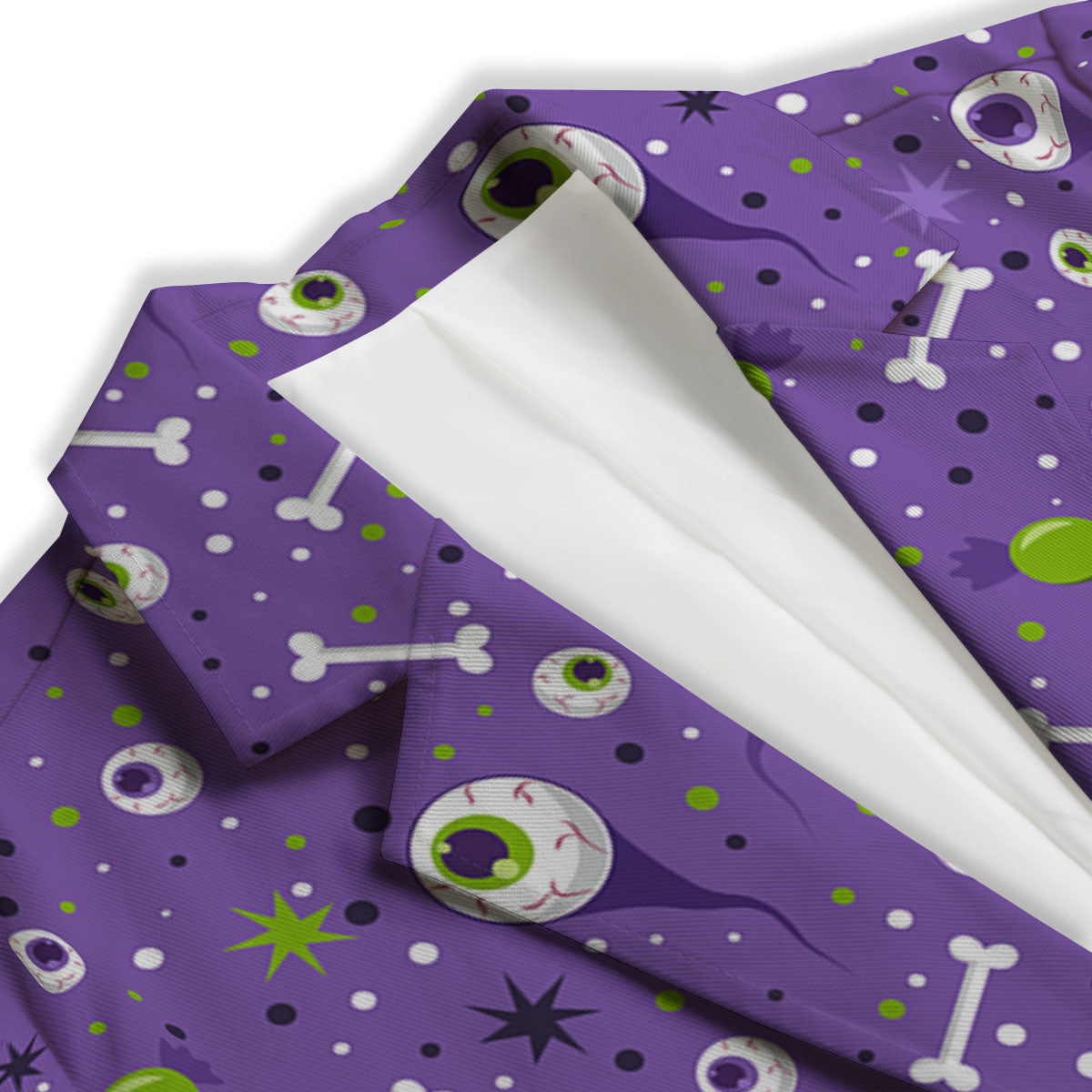 Eyeball Halloween Print Pattern Women's Blazer-grizzshop