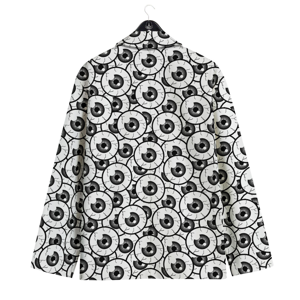 Eyeball Print Pattern Men's Sport Coat-grizzshop