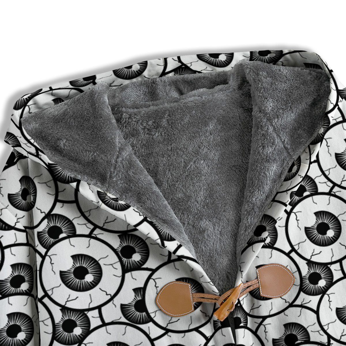 Eyeball Print Pattern Men's Windbreaker Jacket-grizzshop