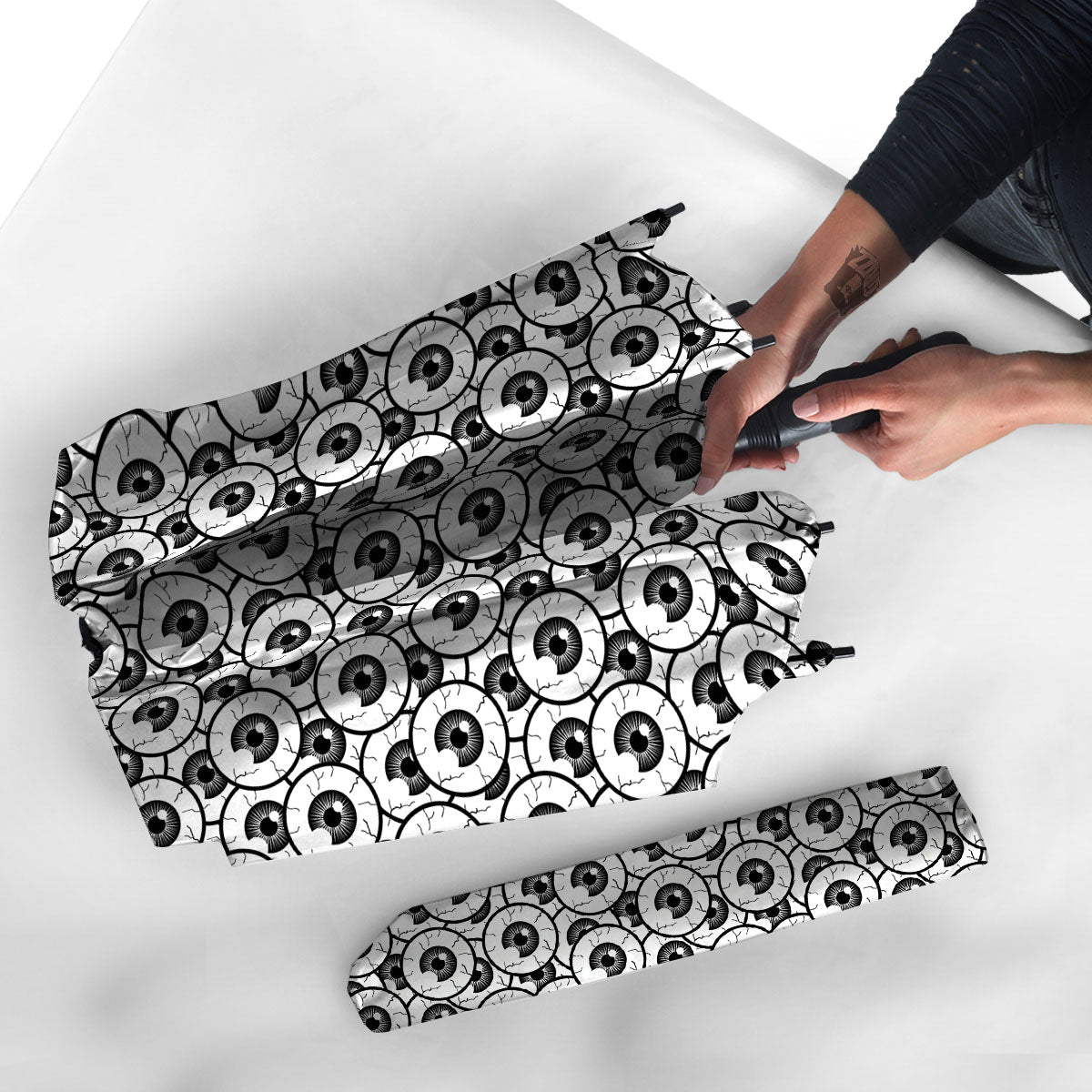Eyeball Print Pattern Umbrella-grizzshop