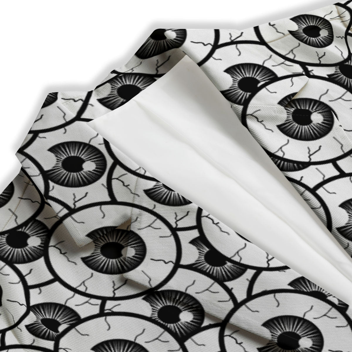 Eyeball Print Pattern Women's Blazer-grizzshop