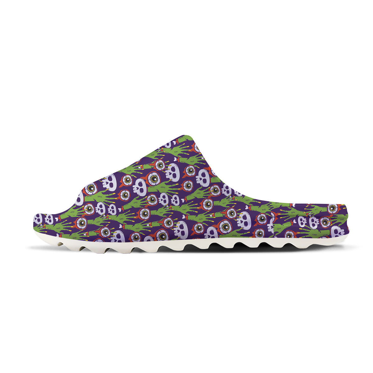 Eyeball Zombie Print Pattern Sandals-grizzshop