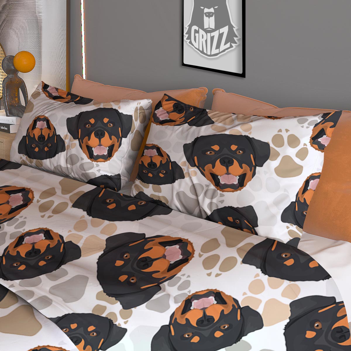 Elephant Indian Vintage Print Pattern Duvet Cover Bedding Set