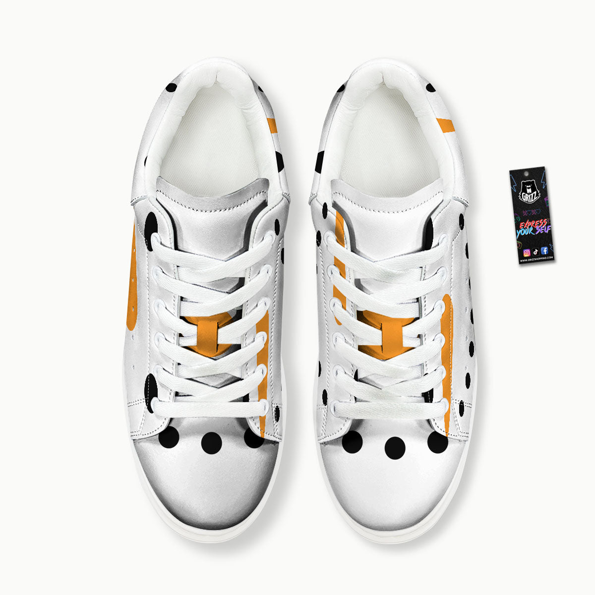 Face Snowman Print Platform Shoes-grizzshop