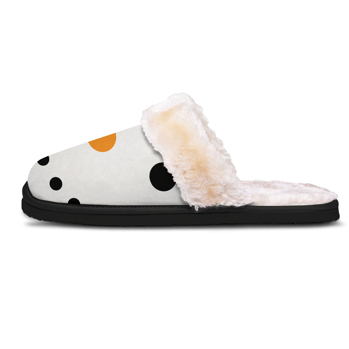 Face Snowman Print Slippers-grizzshop