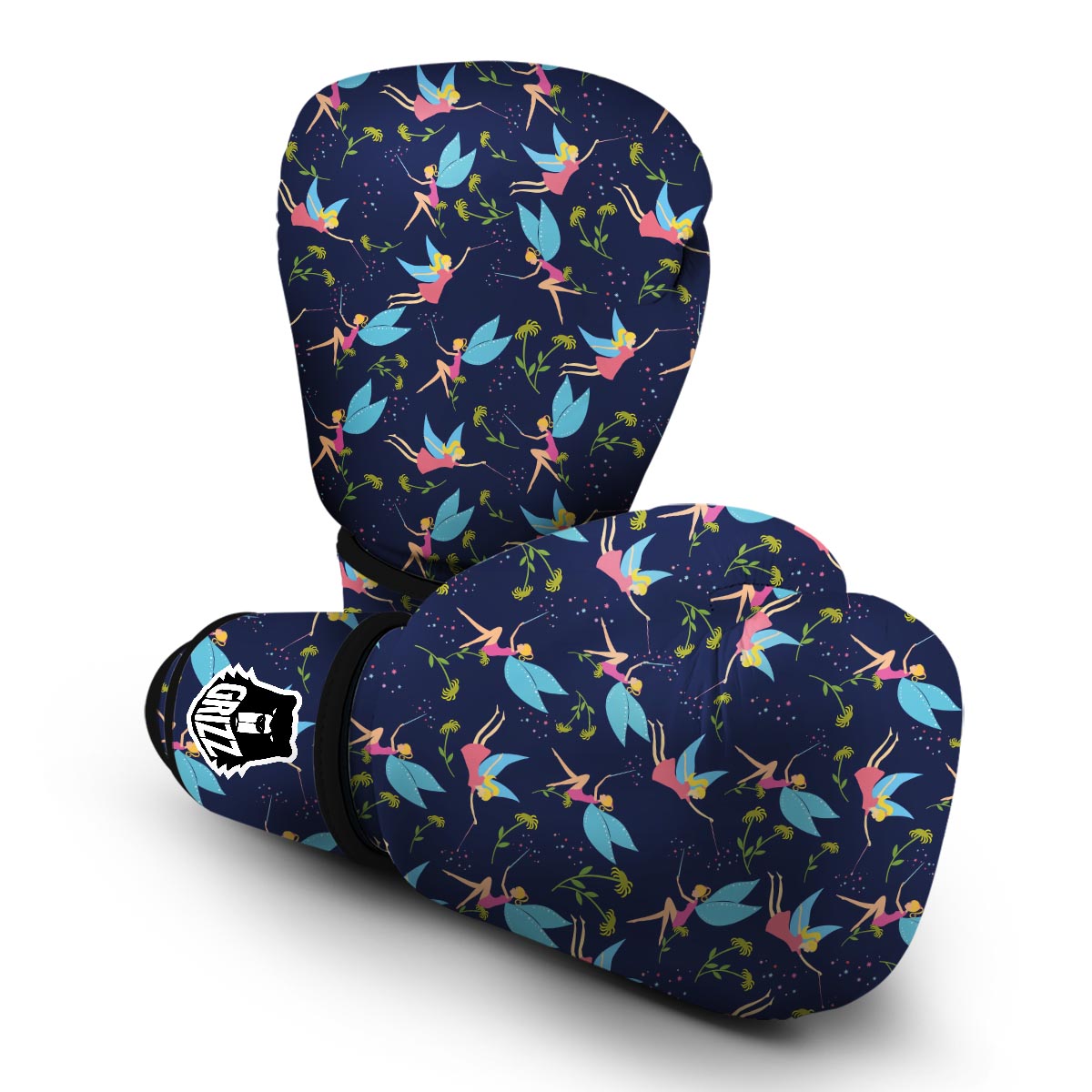 Fairy Pattern Print Boxing Gloves-grizzshop