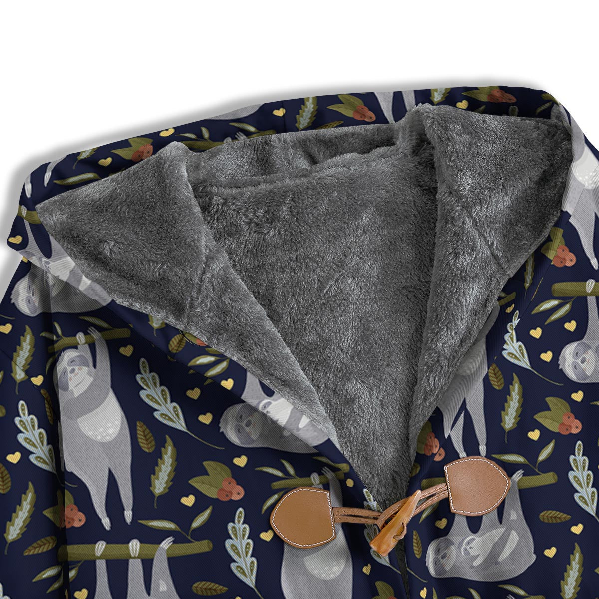 Family Sloth Print Pattern Men's Windbreaker Jacket-grizzshop