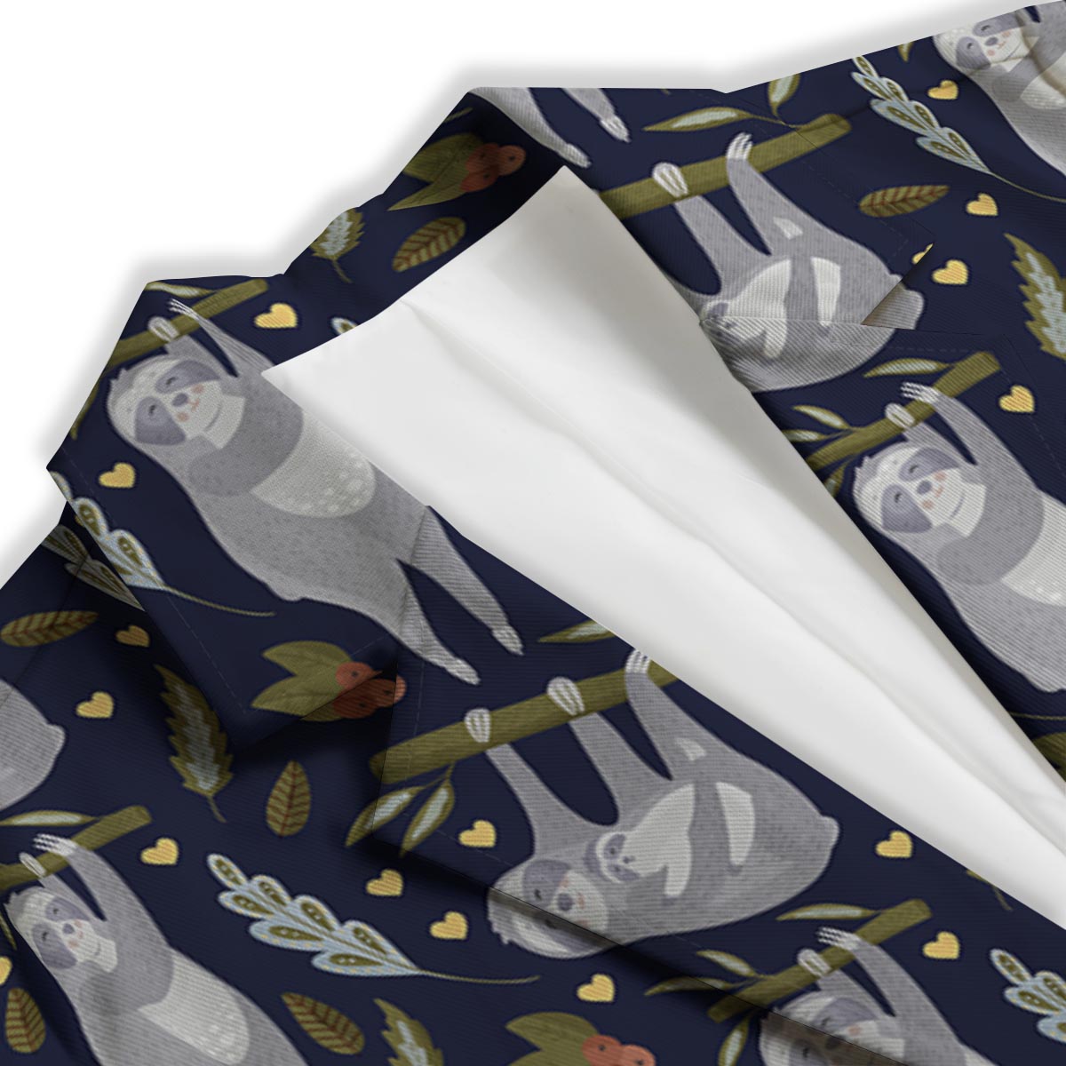 Family Sloth Print Pattern Women's Blazer-grizzshop