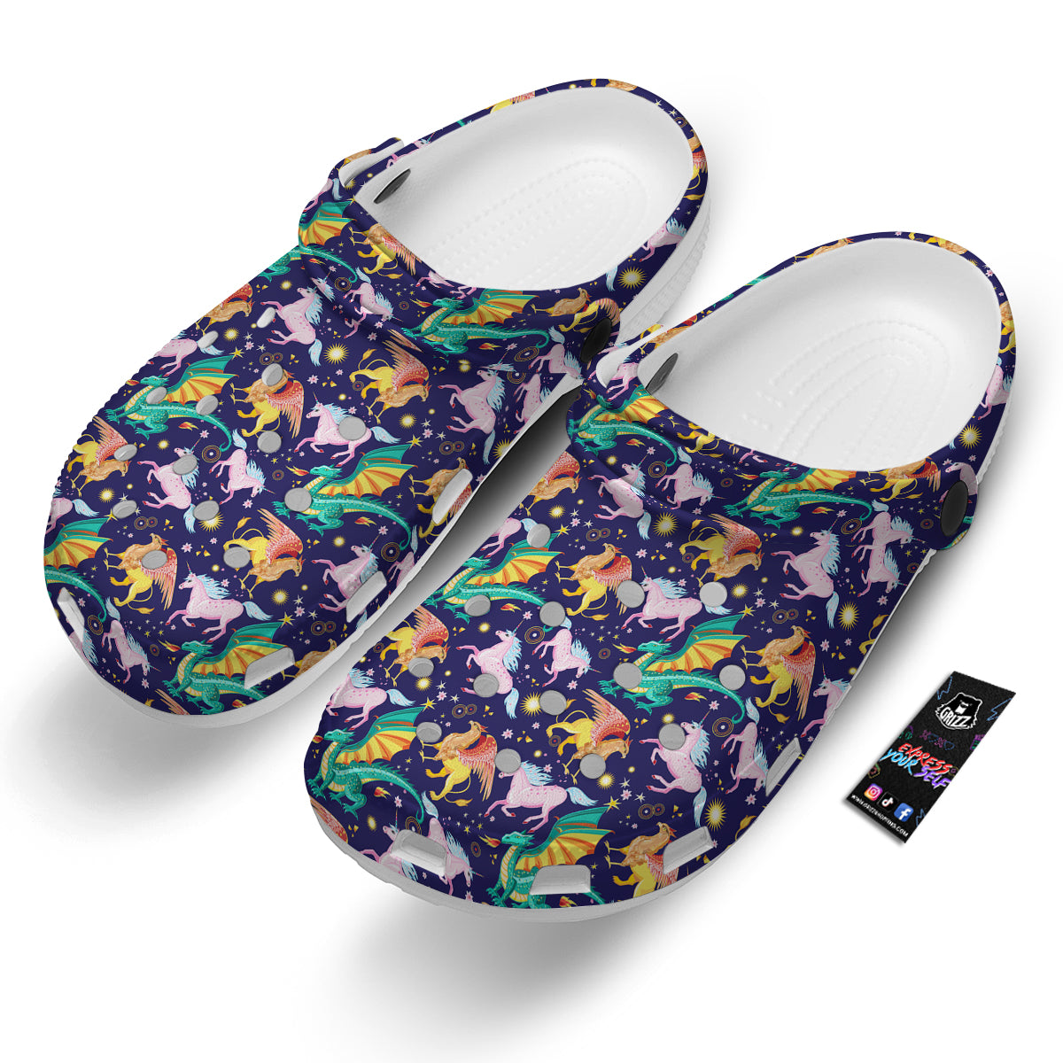 Fantastic Beasts Print Pattern Clog-grizzshop