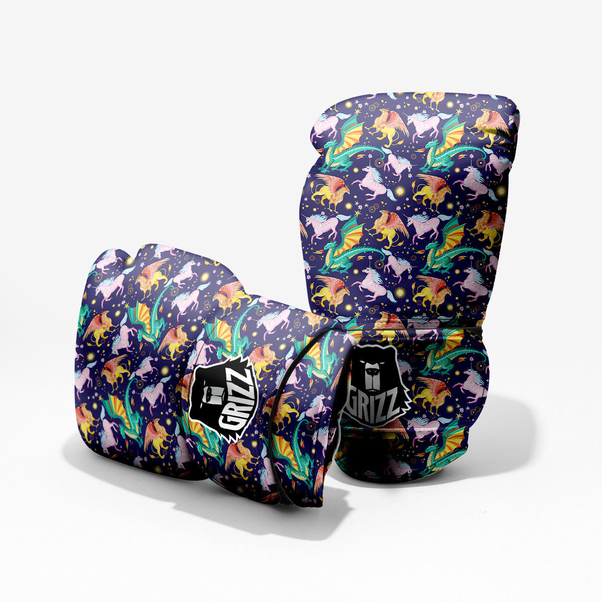Fantastic Beasts Print Pattern Sparring Gloves-grizzshop