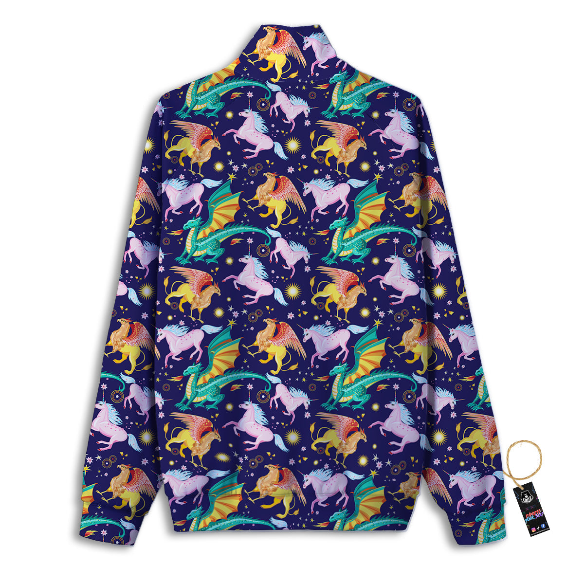 Fantastic Beasts Print Pattern Track Jacket-grizzshop