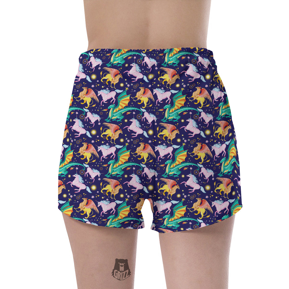 Fantastic Beasts Print Pattern Women's Shorts-grizzshop