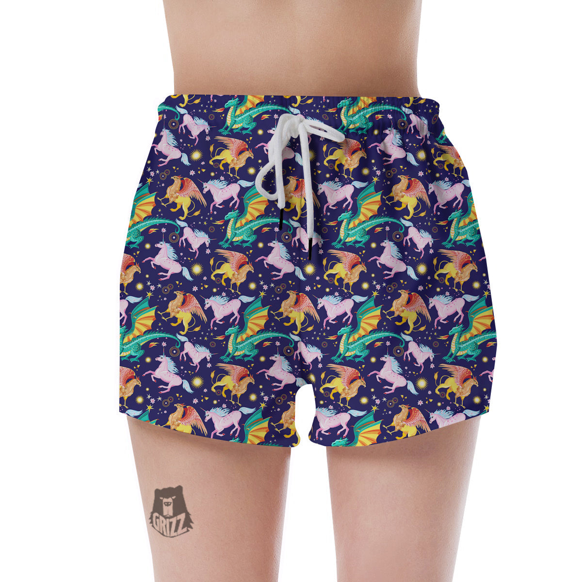 Fantastic Beasts Print Pattern Women's Shorts-grizzshop