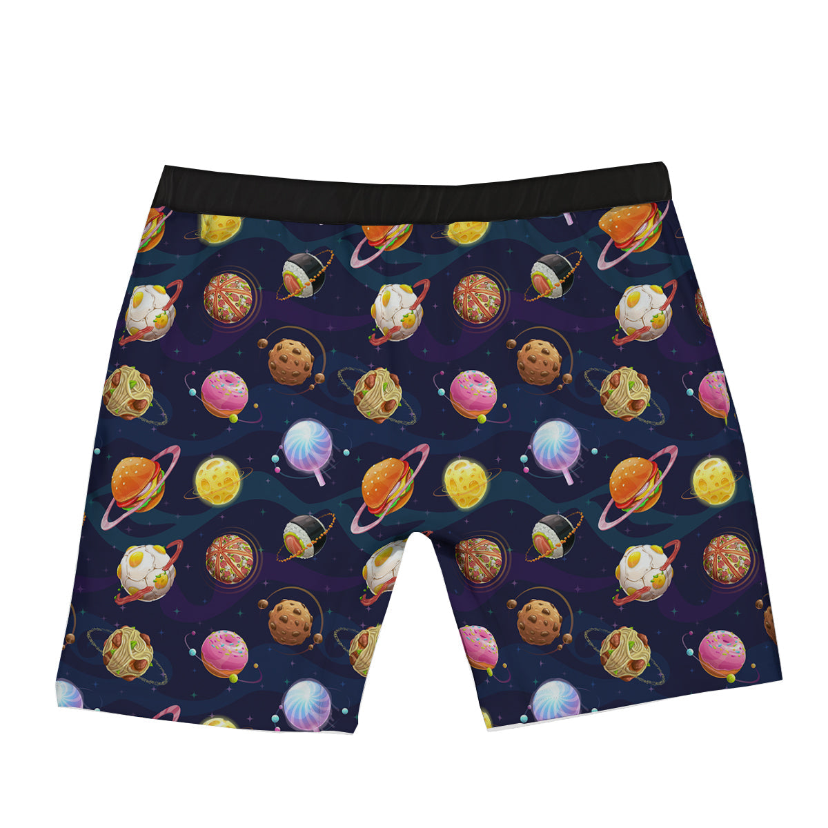Fantasy Food Planets Print Pattern Boxer Briefs-grizzshop