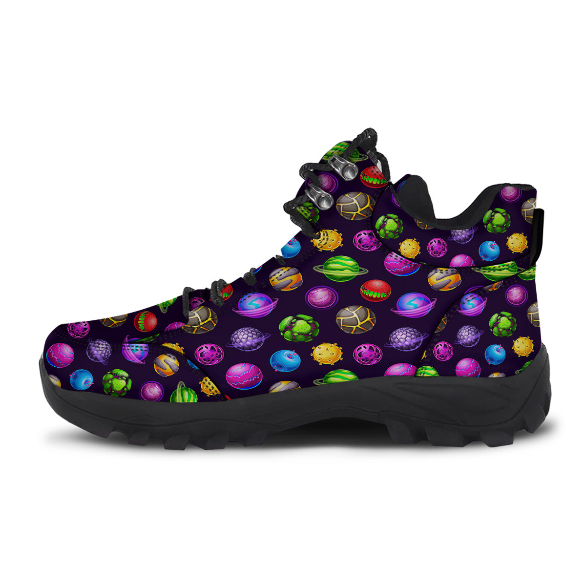 Fantasy Planets In Space Universe Print Pattern Hiking Shoes-grizzshop