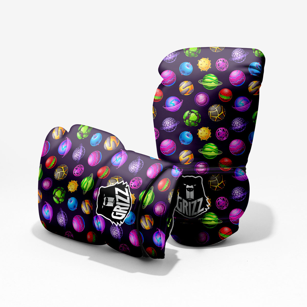 Fantasy Planets In Space Universe Print Pattern Pro Boxing Glove