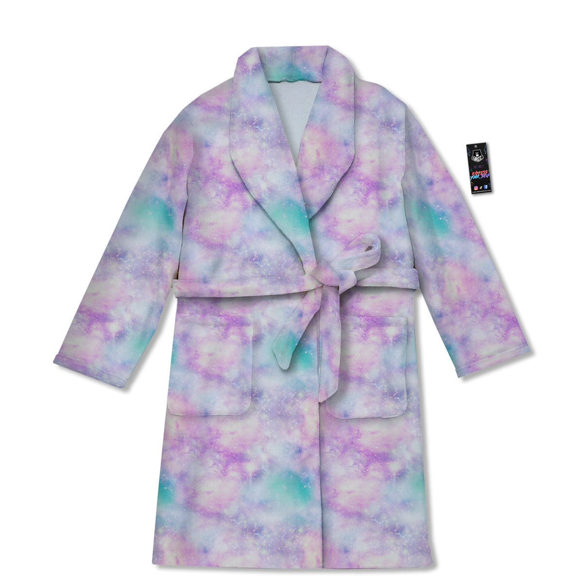 Fantasy Star Print Pattern Bathrobe-grizzshop