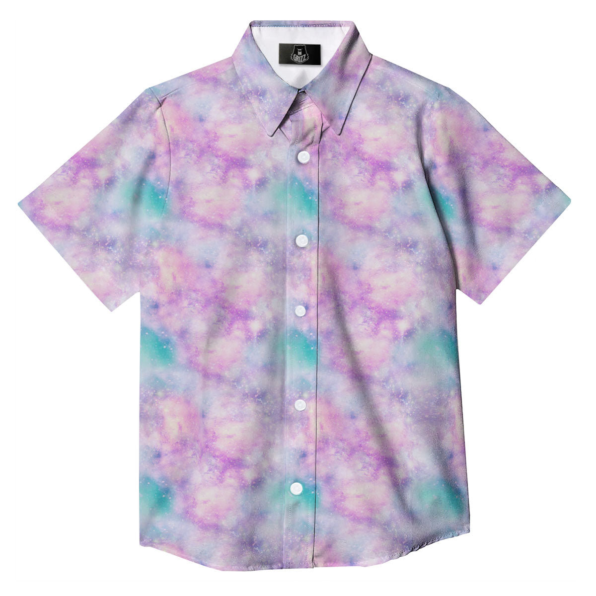 Fantasy Star Print Pattern Button Up Shirt-grizzshop