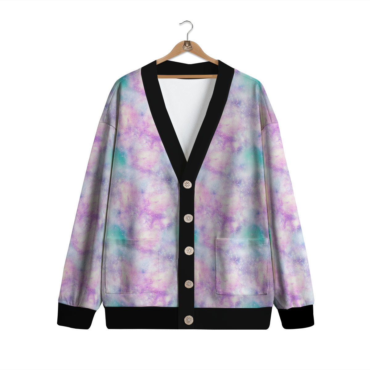 Fantasy Star Print Pattern Cardigan-grizzshop
